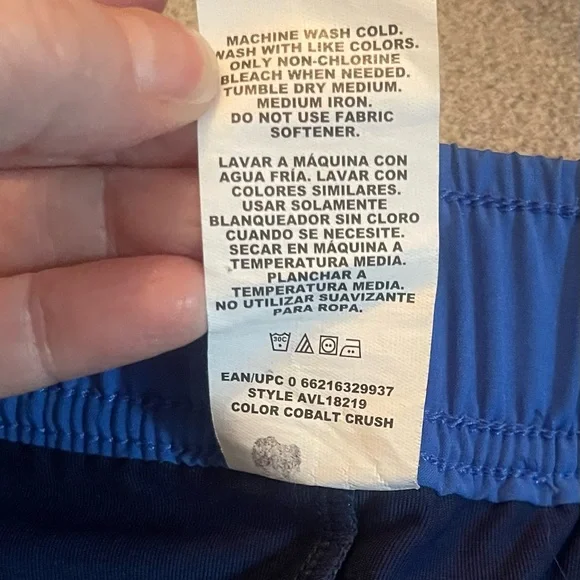 Avia Blue Active Performance Layered Shorts Size Large - Picture 8 of 11